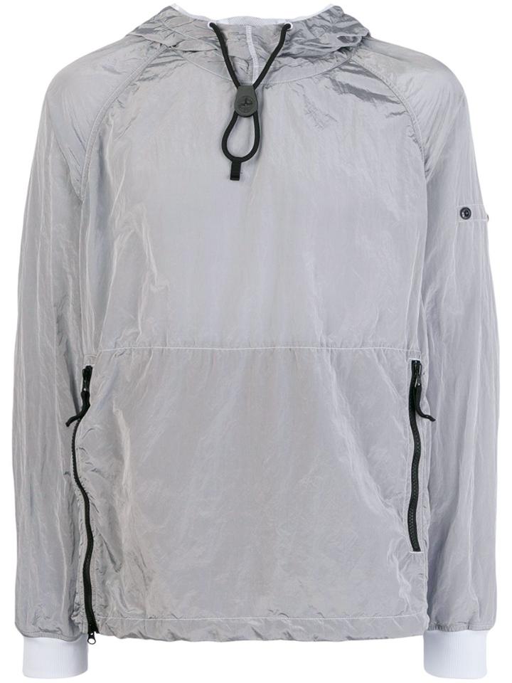 Stone Island Lightweight Drawstring Hood Jacket - Grey