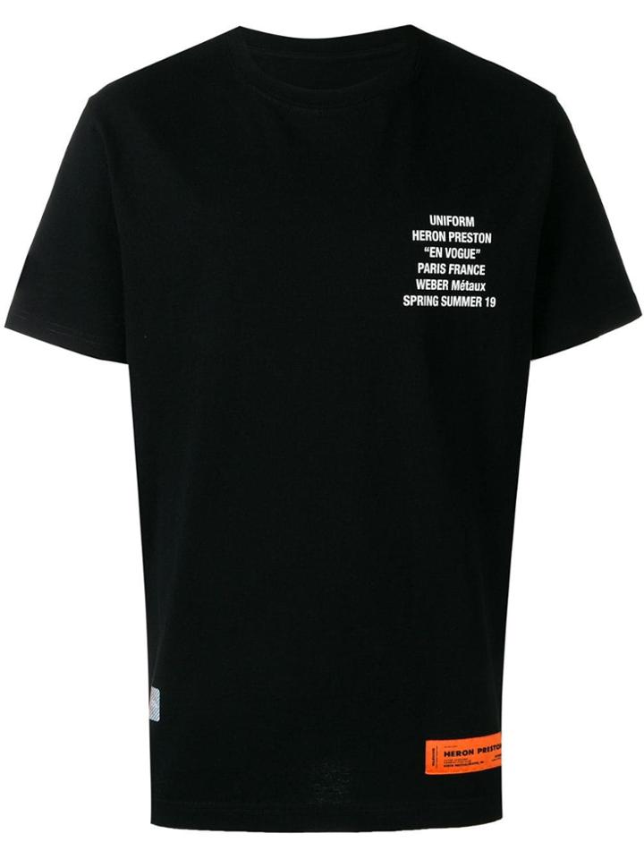 Heron Preston En Vogue Graphic T-shirt - Black