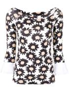 Marc Cain Floral Print Sweater - White