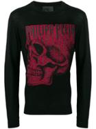 Philipp Plein Skull Intarsia Jumper - Black