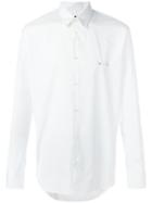 Dsquared2 Pierced Oxford Shirt, Men's, Size: 54, White, Cotton/spandex/elastane