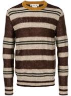 Marni Colour-block Striped Sweater - Neutrals
