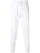 Maison Kitsuné Drawstring Track Pants, Men's, Size: Small, White, Cotton