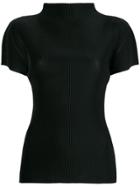 Pleats Please By Issey Miyake Turtleneck T-shirt - Black
