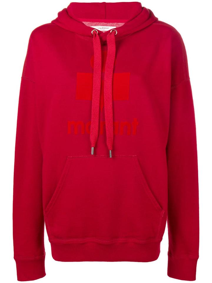 Isabel Marant Étoile Mansel Oversized Hoodie - Red