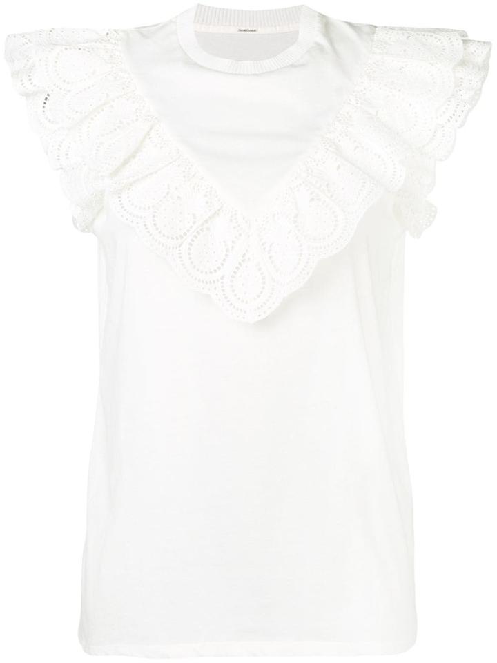 Zimmermann Lace Detailed Blouse - White