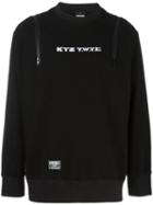 Ktz Embroidered Logo Zip-up Sweatshirt, Adult Unisex, Size: Large, Black, Cotton