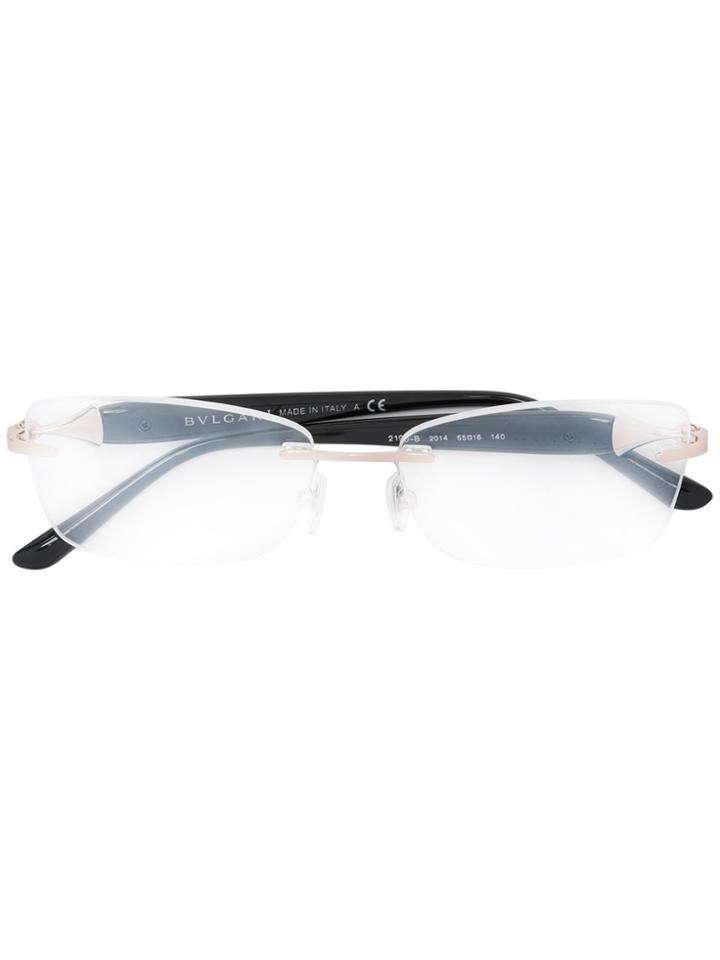 Bulgari Frameless Glasses - Black