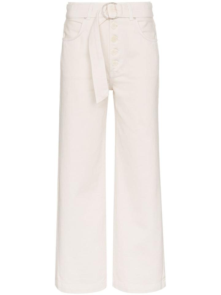Reformation Madison High-waisted Jeans - Nude & Neutrals