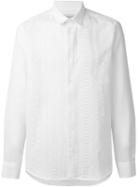 Paul & Joe Embroidered Shirt, Men's, Size: S, White, Cotton