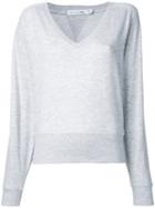 Rag & Bone /jean V Neck Sweatshirt, Women's, Size: Small, Grey, Cotton/spandex/elastane/modal
