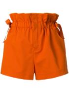 Fendi Paperbag Shorts - Orange