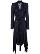 Cushnie Wrap-style Jacket - Blue