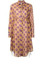 Mm6 Maison Margiela Button-down Shirt Dress - Brown