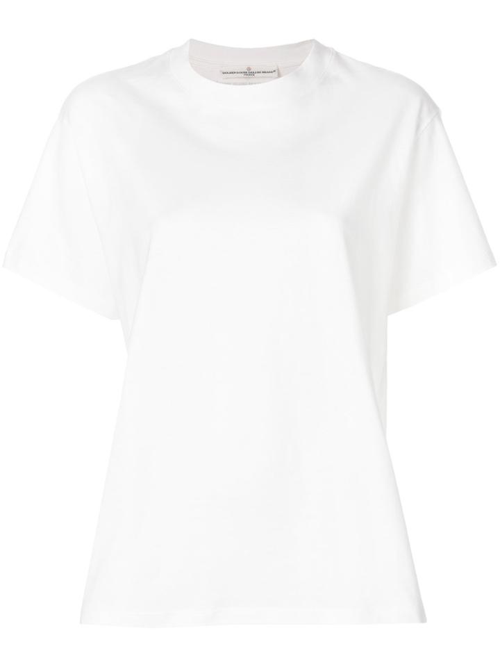 Golden Goose Deluxe Brand Boxy Crew Neck T-shirt - White
