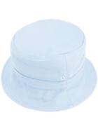 Thom Browne - Panelled Hat - Women - Cotton - S, Blue, Cotton