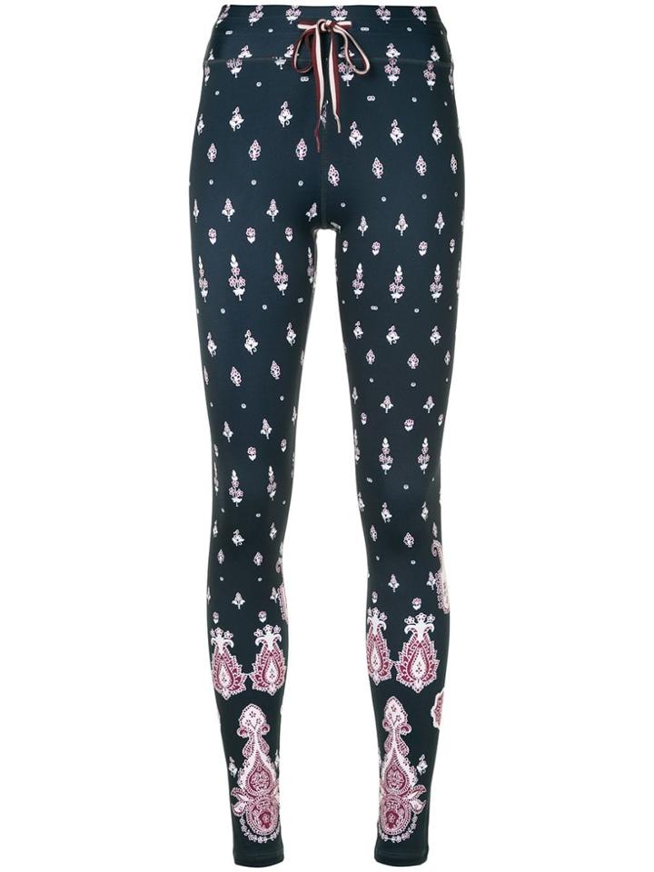 The Upside Patterned Leggings - Blue
