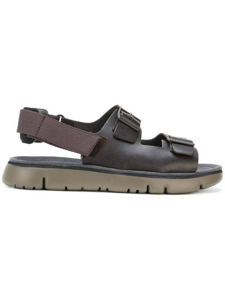 Camper Buckled Sandals - Black