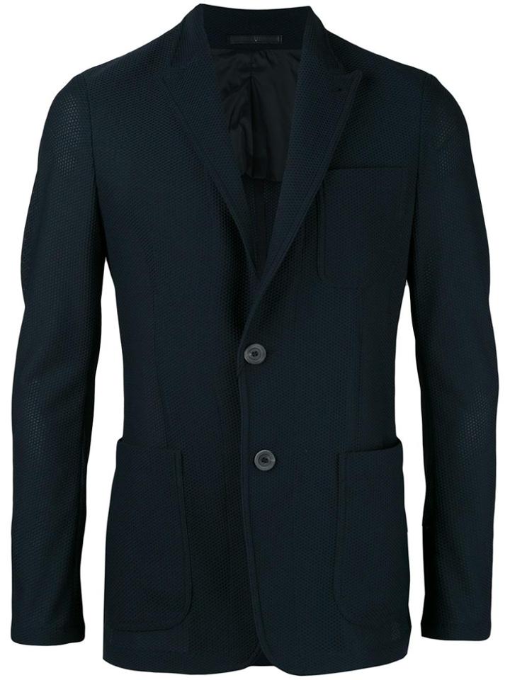 Giorgio Armani Two Button Blazer - Blue