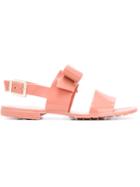 Red Valentino Bow Detail Flat Sandals