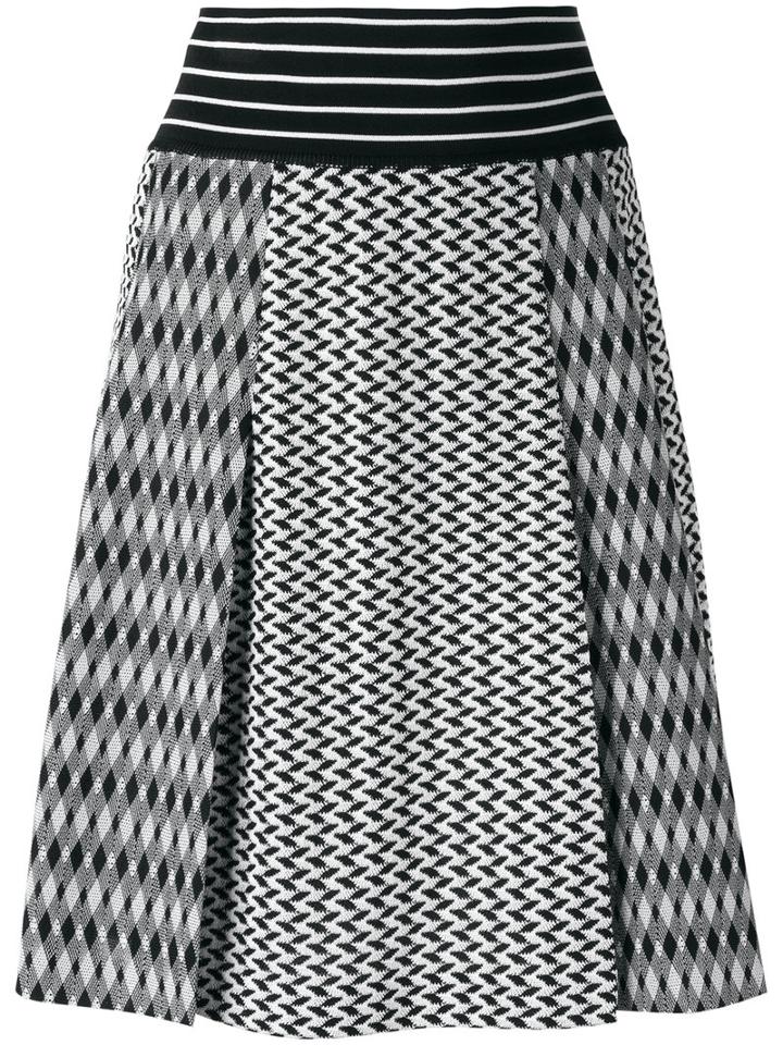 Missoni Knitted A-line Skirt, Women's, Size: 38, Black, Cotton/rayon/polyester