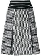 Missoni Knitted A-line Skirt, Women's, Size: 38, Black, Cotton/rayon/polyester