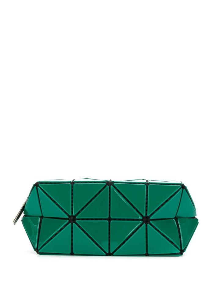 Bao Bao Issey Miyake Geometric Make Up Bag - Green