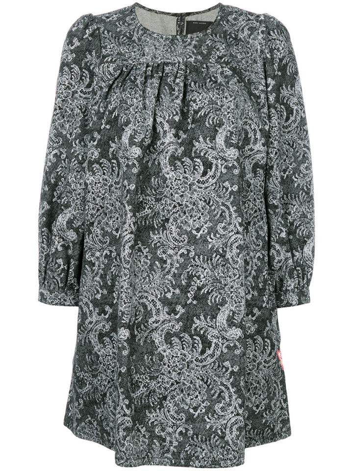 Marc Jacobs Paisley Print Dress - Black