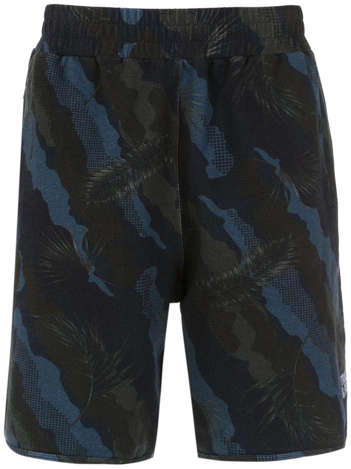 Track & Field Camo Top - Black