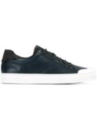 Canali Embossed Low Sneakers