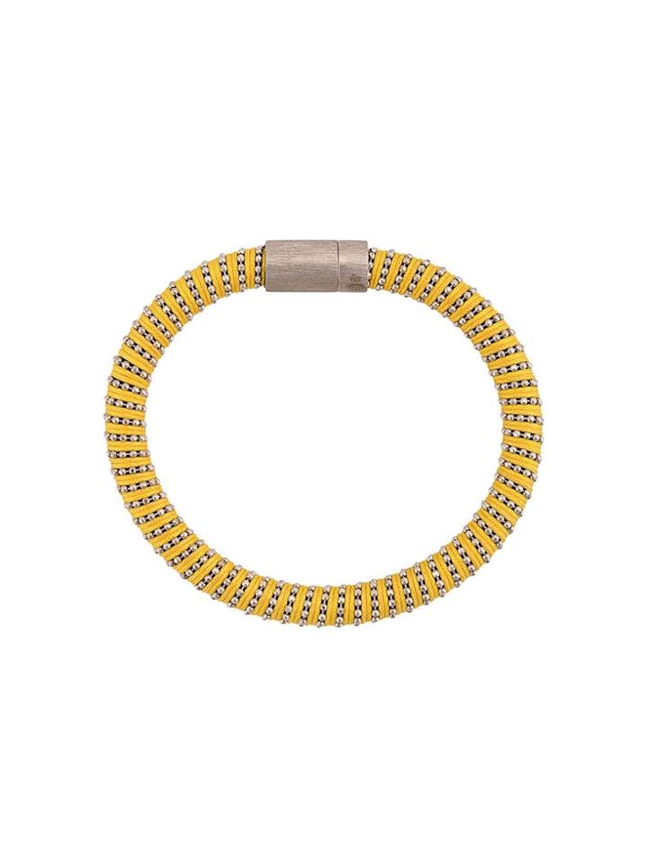 Carolina Bucci Twister Band Bracelet - Yellow