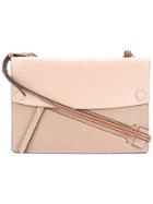 Joseph Fleet Diagonal Zip Crossbody Bag - Pink & Purple