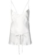 Ann Demeulemeester Belted Cami Top - White
