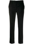 Pt01 Cropped Skinny Trousers - Black