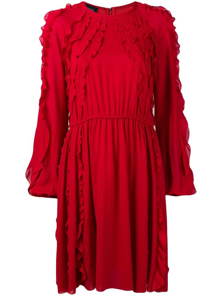 Giambattista Valli Ruffle Flared Dress