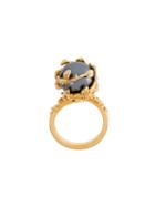 Kasun London Fairytale Gold Pearl Ring - Yellow