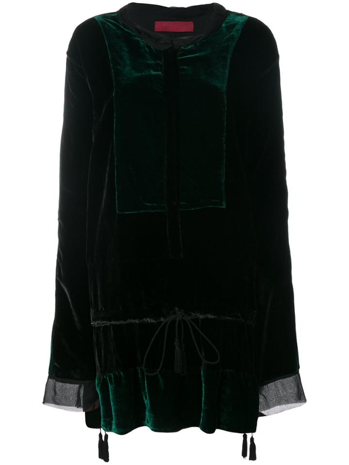 Di Liborio Frill-trim Blouse - Black