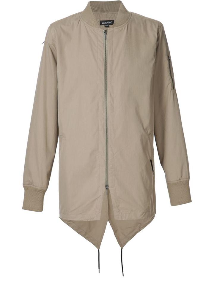 Zanerobe Pointed Hem Bomber Jacket