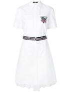 Karl Lagerfeld Karlifornia Poplin Shirt Dress - White