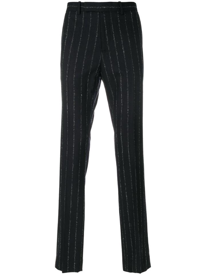 Theory Striped Zaine Trousers - Blue