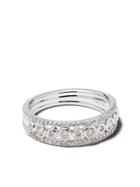 Astley Clarke 14kt White Gold Diamond Triple Icon Nova Ring