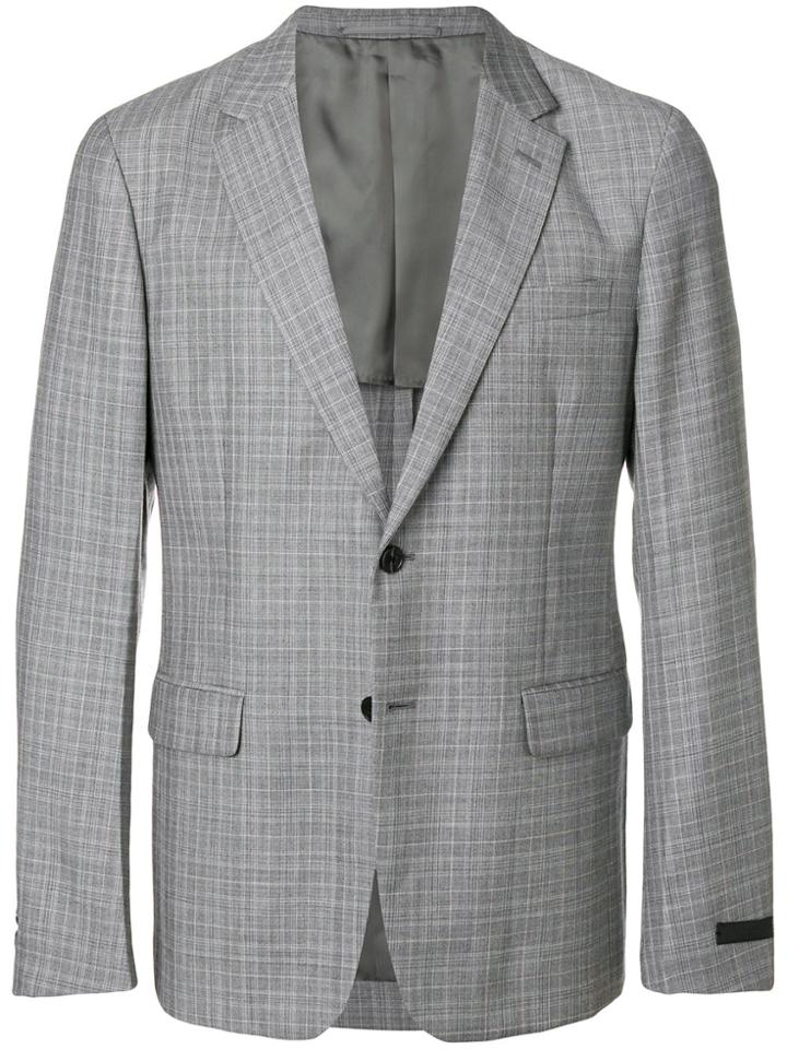 Prada Classic Check Blazer - Grey