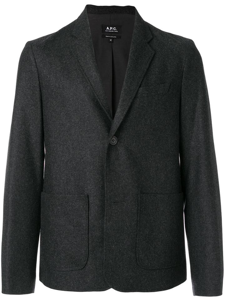 A.p.c. Patch Pocket Blazer - Grey