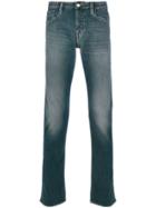 Emporio Armani Faded Effect Jeans - Blue