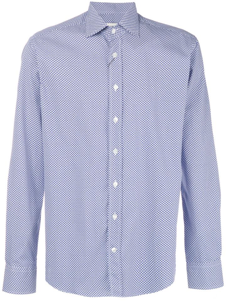 Etro Geometric Long-sleeve Shirt - Blue