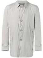 Herno - Single Breasted Coat - Men - Polyester/viscose - 50, Grey, Polyester/viscose