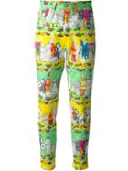 Versace Vintage Printed Jeans, Size: 42