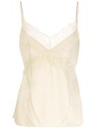 Goen.j Embellished Lace-trim Camisole - Yellow