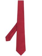 Borrelli Classic Plain Tie - Red