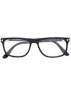 Square Shaped Glasses, Black, Acetate/metal, Tom Ford Eyewear